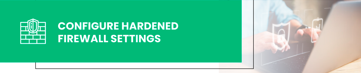 cPanel security: Configure hardened firewall settings
