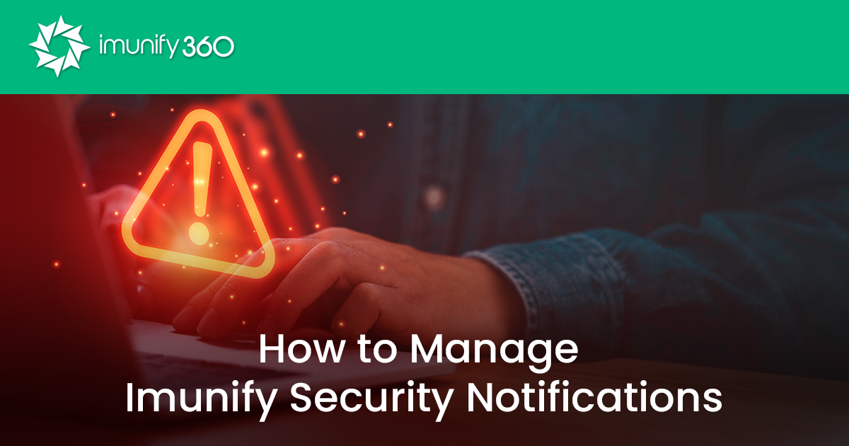 How to Manage Imunify Security Notifications
